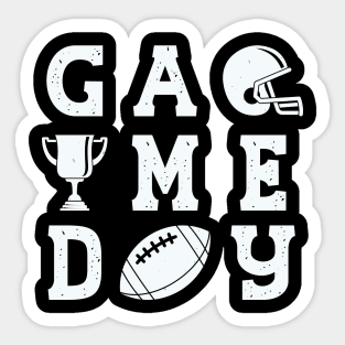 Game Day Football Sticker